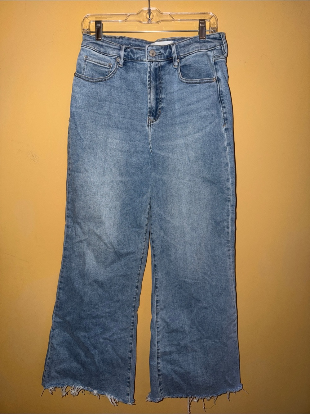 Dear John Light Blue High-Rise Wide Leg Jeans